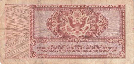 USA MPC Series 472 p.M16 10 Cents 1948 F
